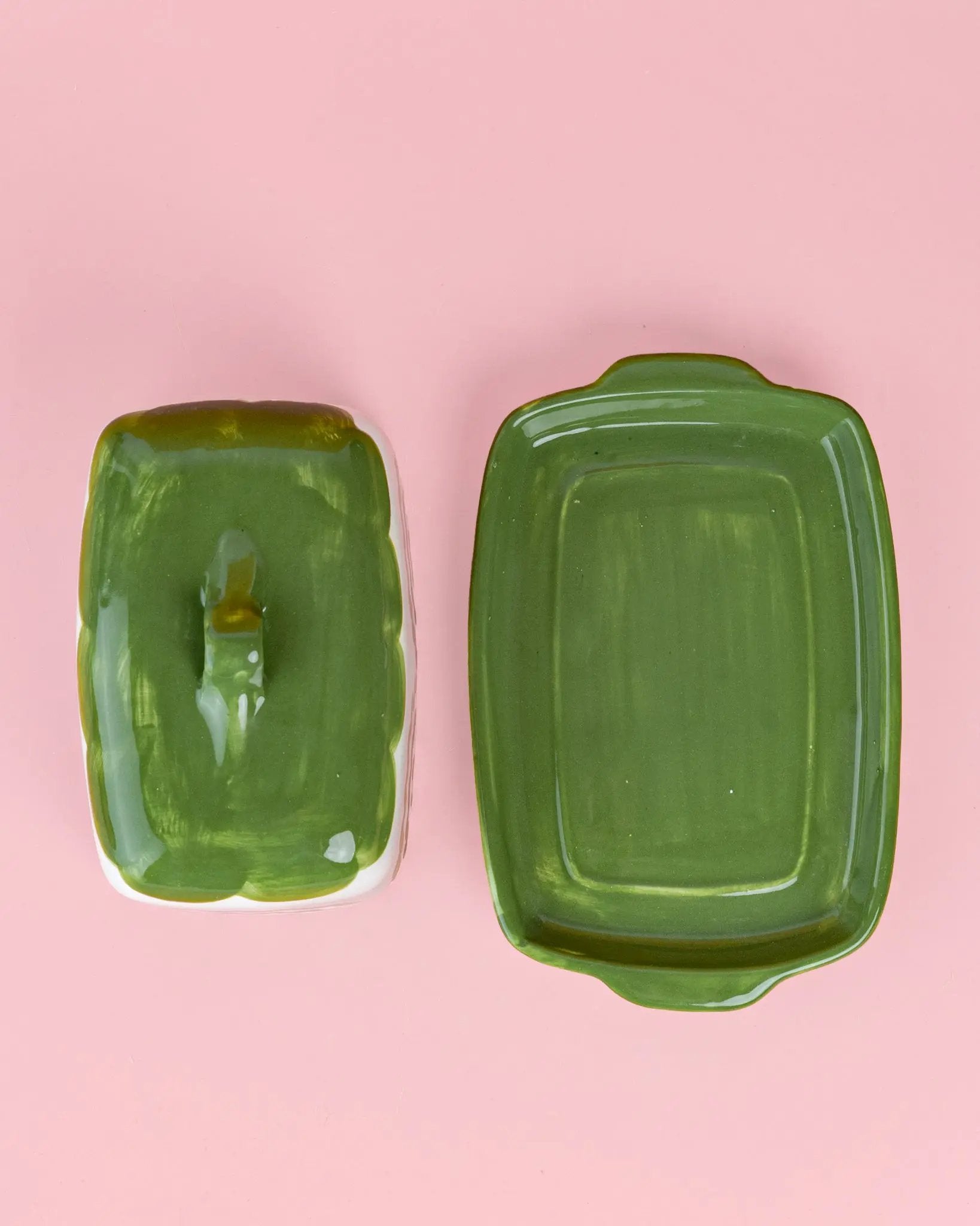 Spanish Ceramic Butter Dish - Roots – Handmade Butter Dish by Alfar Tierra Cocida - Kúbome
