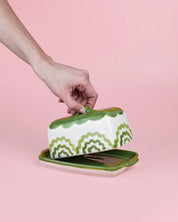 Spanish Ceramic Butter Dish - Roots – Handmade Butter Dish by Alfar Tierra Cocida - Kúbome