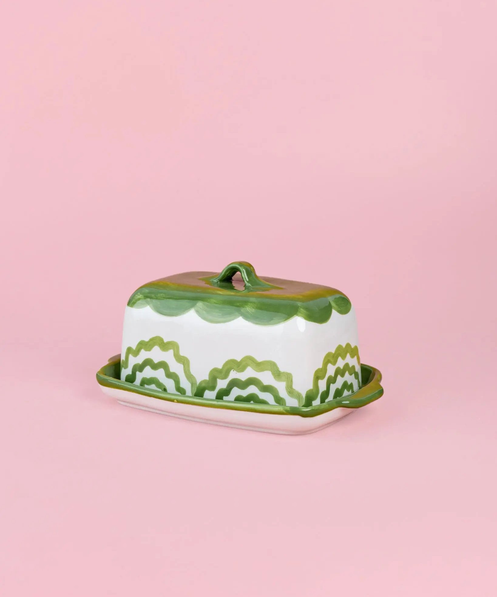Spanish Ceramic Butter Dish - Roots – Handmade Butter Dish by Alfar Tierra Cocida - Kúbome