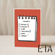 Christmas Greetings Card 5x7 – Handmade Greeting Cards by Blue Iris Designs Co - Kúbome