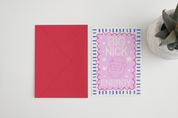 Christmas Greetings Card 5x7 – Handmade Greeting Cards by Blue Iris Designs Co - Kúbome