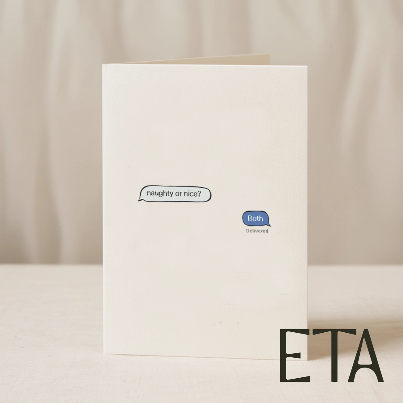 Christmas Greetings Card 5x7 – Handmade Greeting Cards by Blue Iris Designs Co - Kúbome