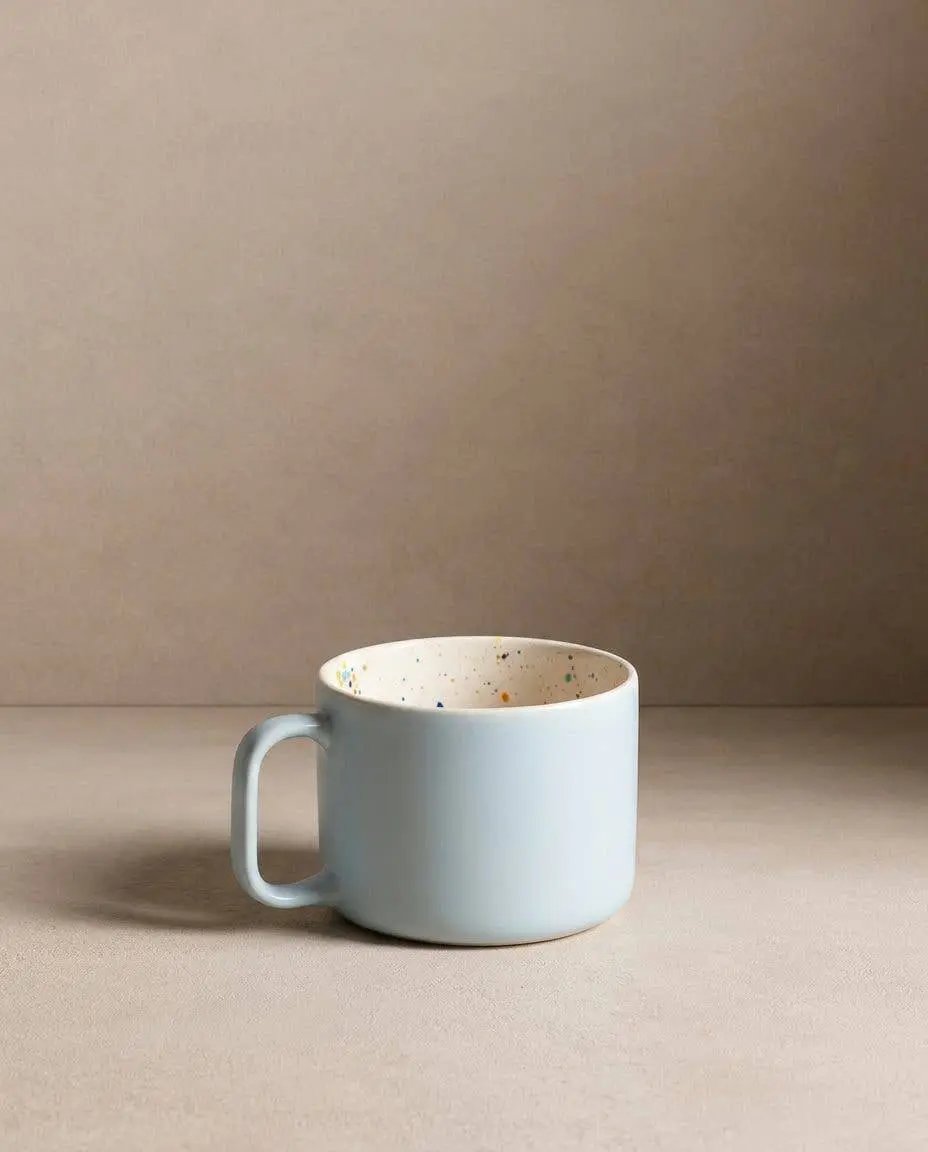 Breeze Party In/Out Stoneware Mug 240ml – Handmade Mugs by Egg Back Home - Kúbome