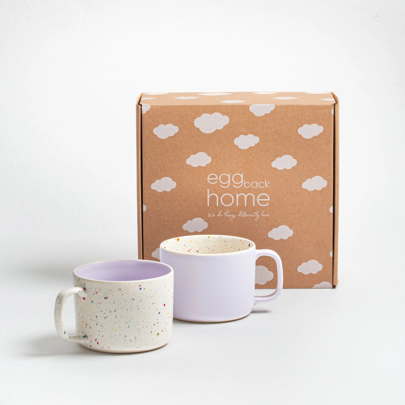 Breeze Party Out Stoneware Mug 450ml – Handmade  by Egg Back Home - Kúbome
