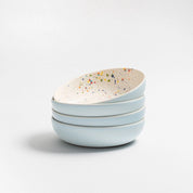 Breeze Party in Stoneware Pasta Plate 21cm – Handmade Pasta Plate by Egg Back Home - Kúbome