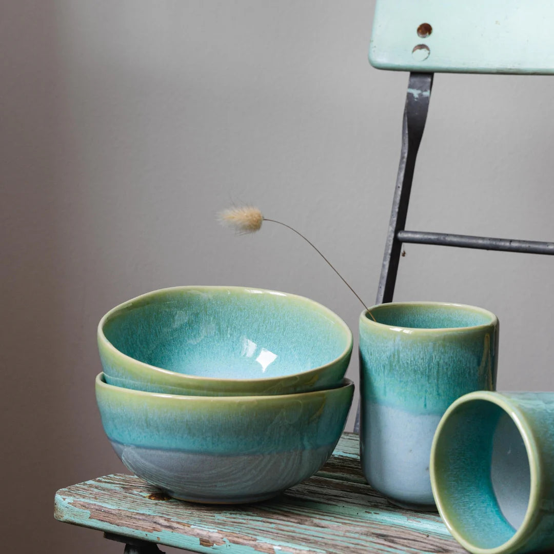 Caribbean Bowl 15cm – Handmade Bowls by Egg Back Home - Kúbome