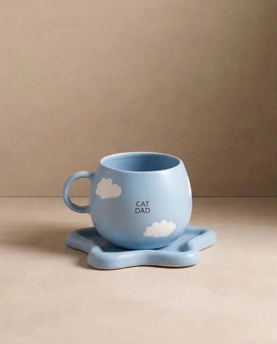 Cat Mom/Dad Pet Cloud Mug 500ml – Handmade Mugs by Egg Back Home - Kúbome