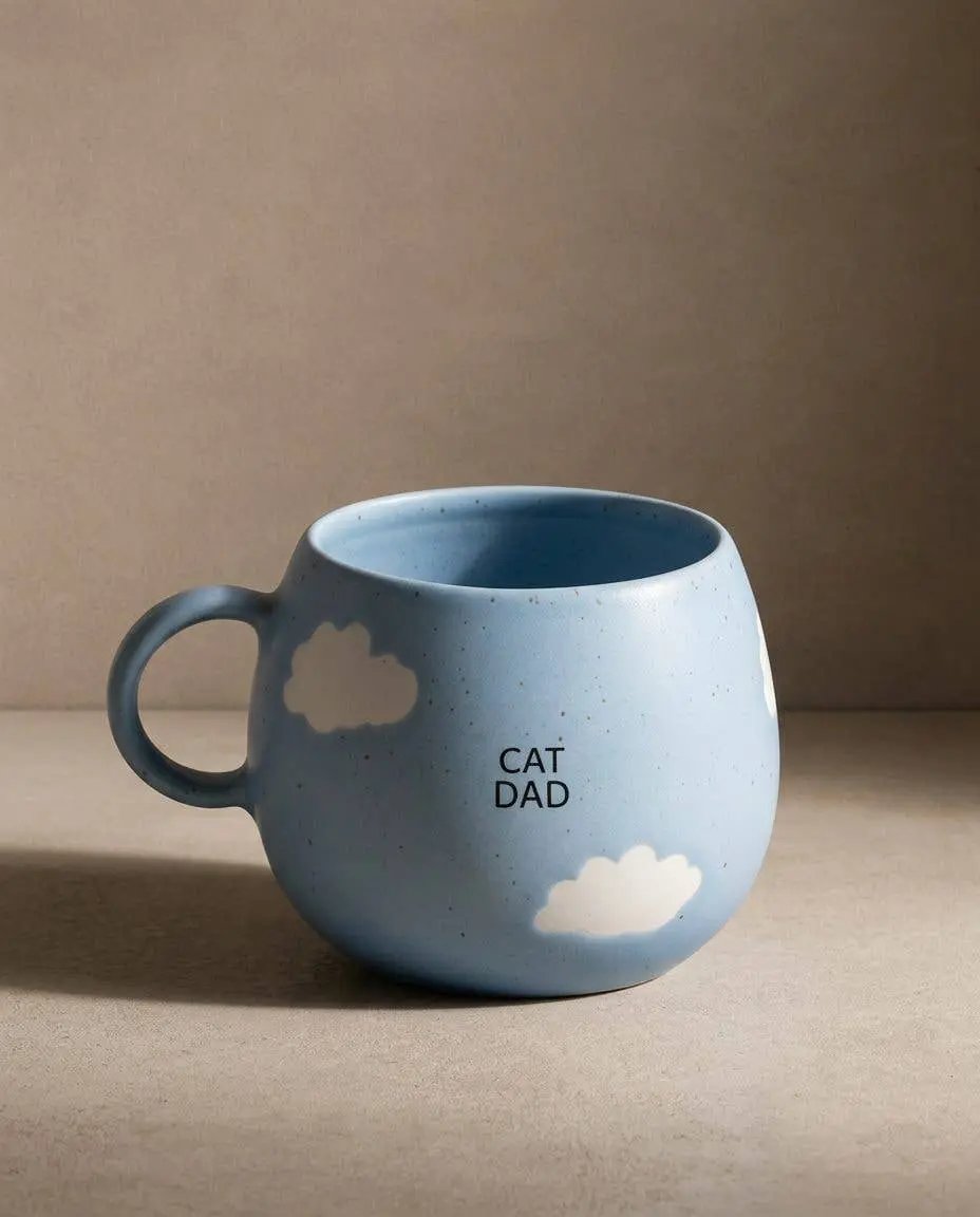 Cat Mom/Dad Pet Cloud Mug 500ml – Handmade Mugs by Egg Back Home - Kúbome