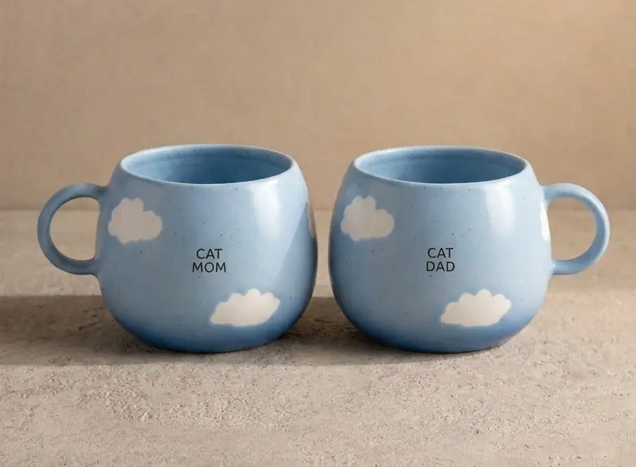 Dad Pet Cloud Mug 500ml – Handmade Mugs by Egg Back Home - Kúbome
