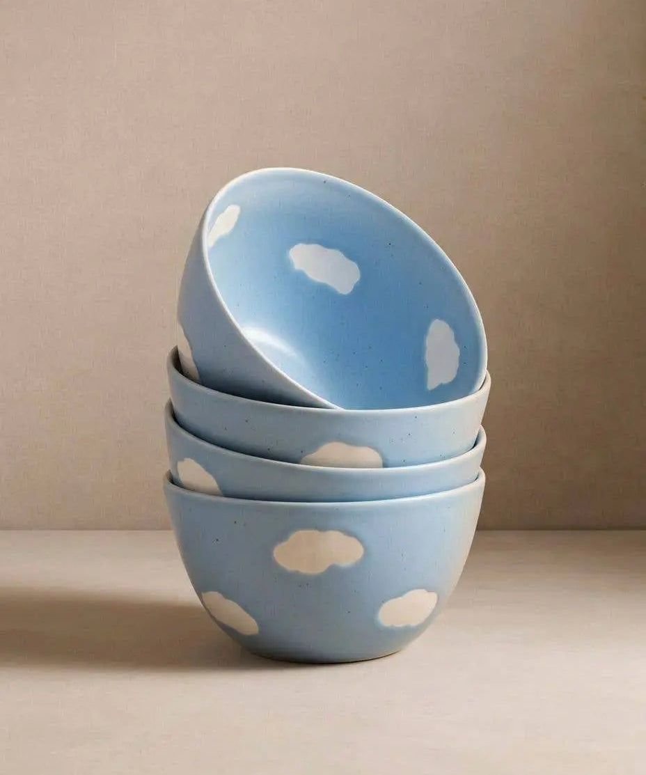 Cloud Cereal Bowl 16cm – Handmade Bowls by Egg Back Home - Kúbome