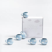 Cloud Espresso Coffee Mug 90ml – Handmade  by Egg Back Home - Kúbome