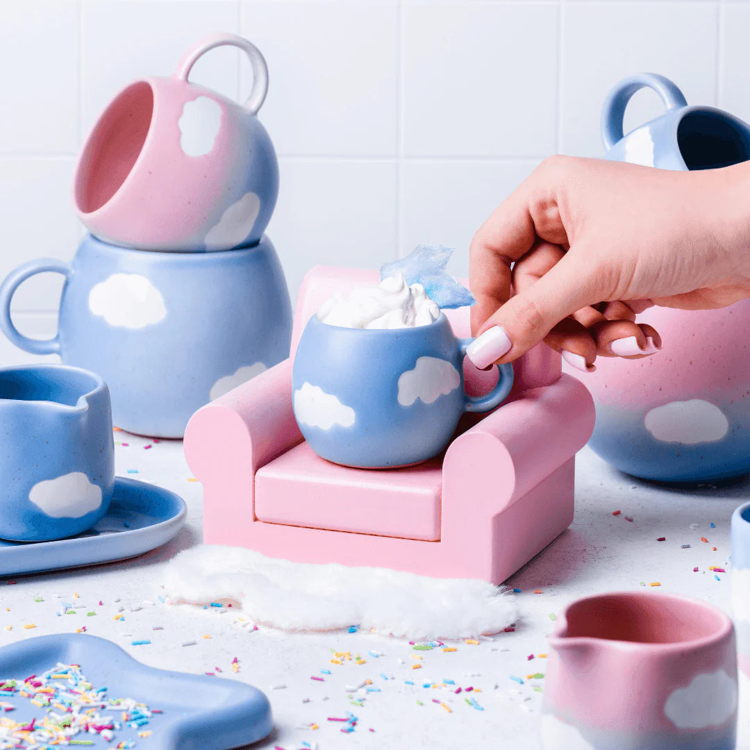 Cloud Espresso Coffee Mug 90ml – Handmade  by Egg Back Home - Kúbome