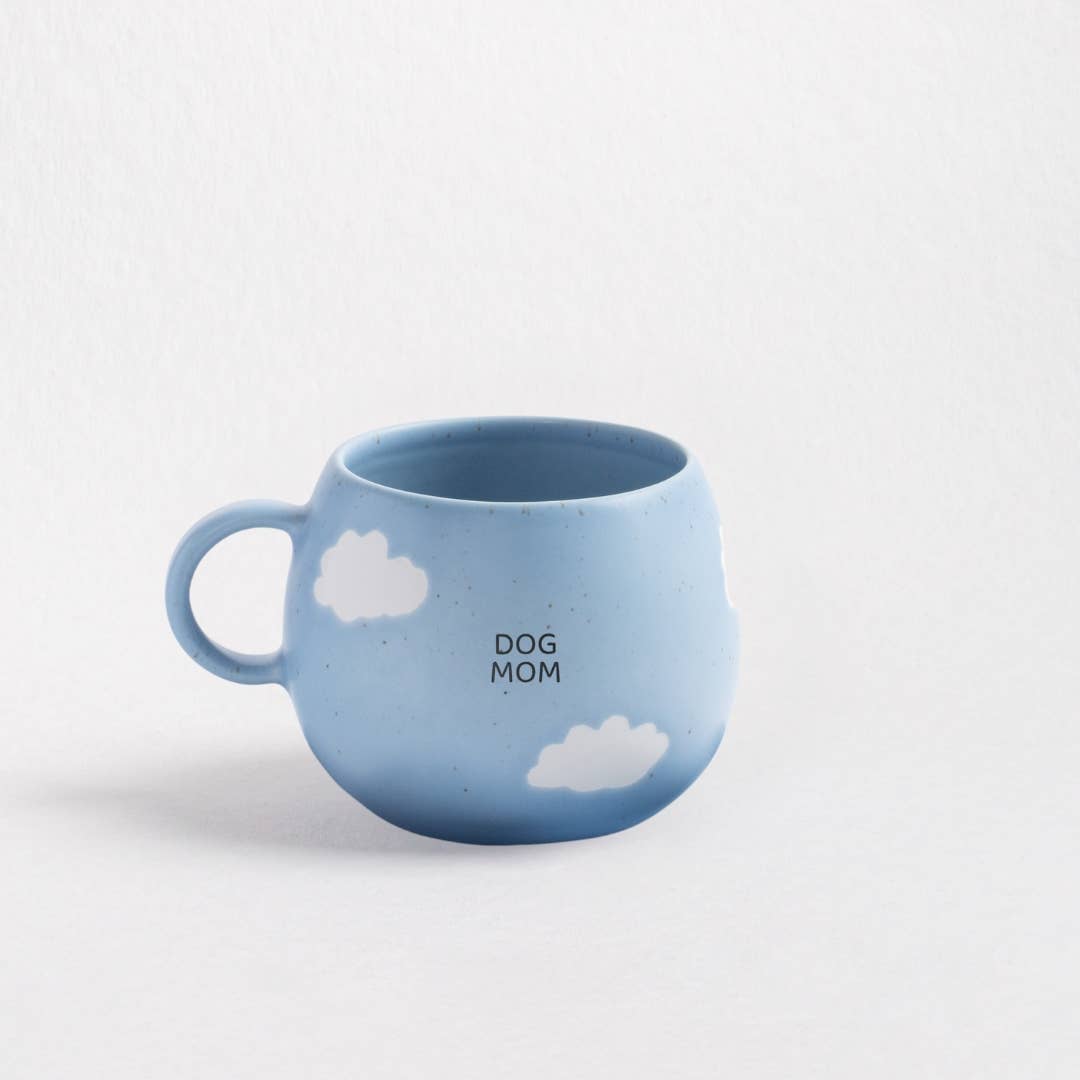 Cloud Mug 500ml Dog Mom – Handmade Mugs by Egg Back Home - Kúbome