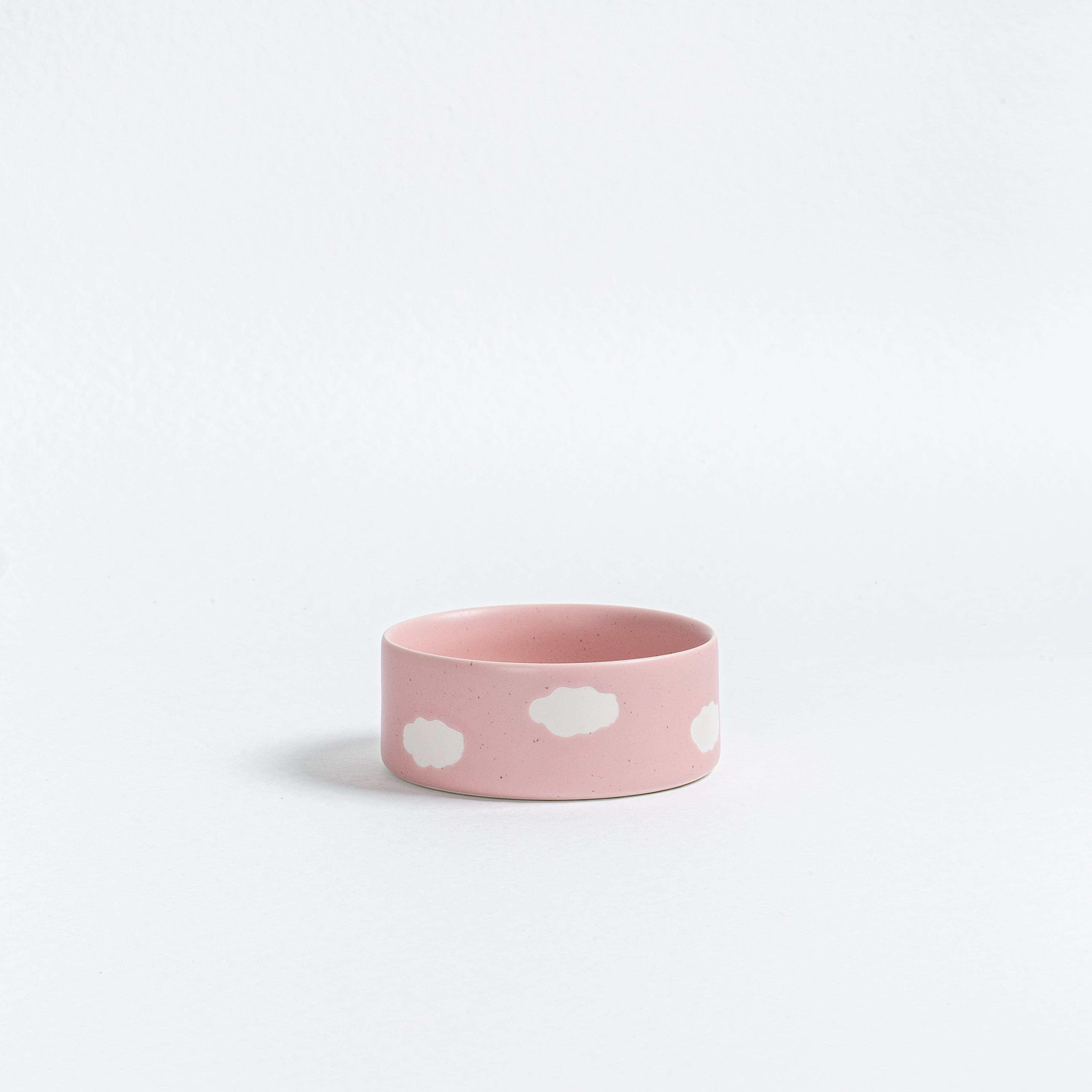 Cloud Pet Bowl 14cm - 2 Pieces Set – Handmade Pet Bowls by Egg Back Home - Kúbome