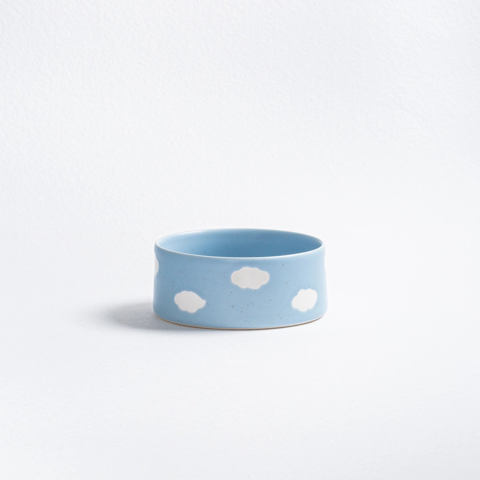 Cloud Pet Bowl 16.5cm 2 Pieces Set – Handmade Pet Bowl by Egg Back Home - Kúbome