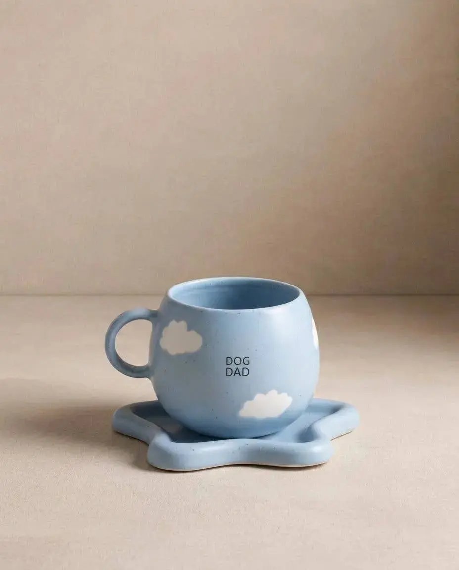 Dog Mom/Dad Pet Cloud Mug 500ml – Handmade Mugs by Egg Back Home - Kúbome