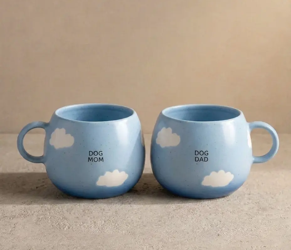 Dad Pet Cloud Mug 500ml – Handmade Mugs by Egg Back Home - Kúbome