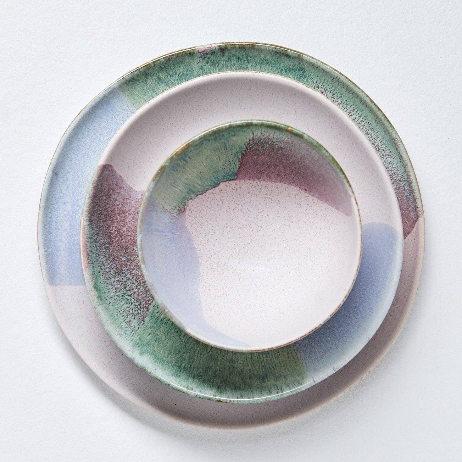 Douro Salad Plate 21cm – Handmade Salad Plate by Egg Back Home - Kúbome