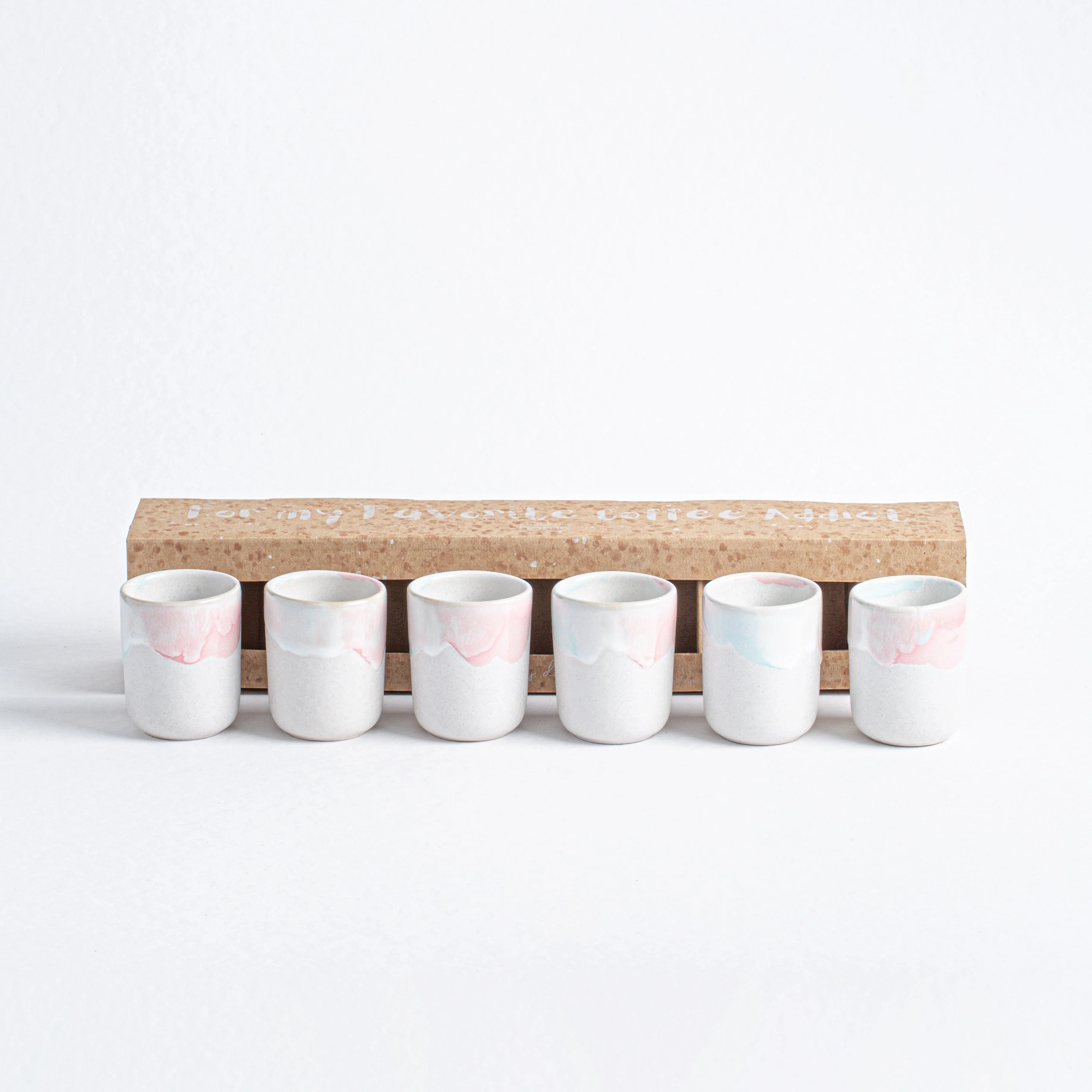 Frozen Ice Cream Espresso Coffee Cup 50ml – Handmade Espresso Cups by Egg Back Home - Kúbome
