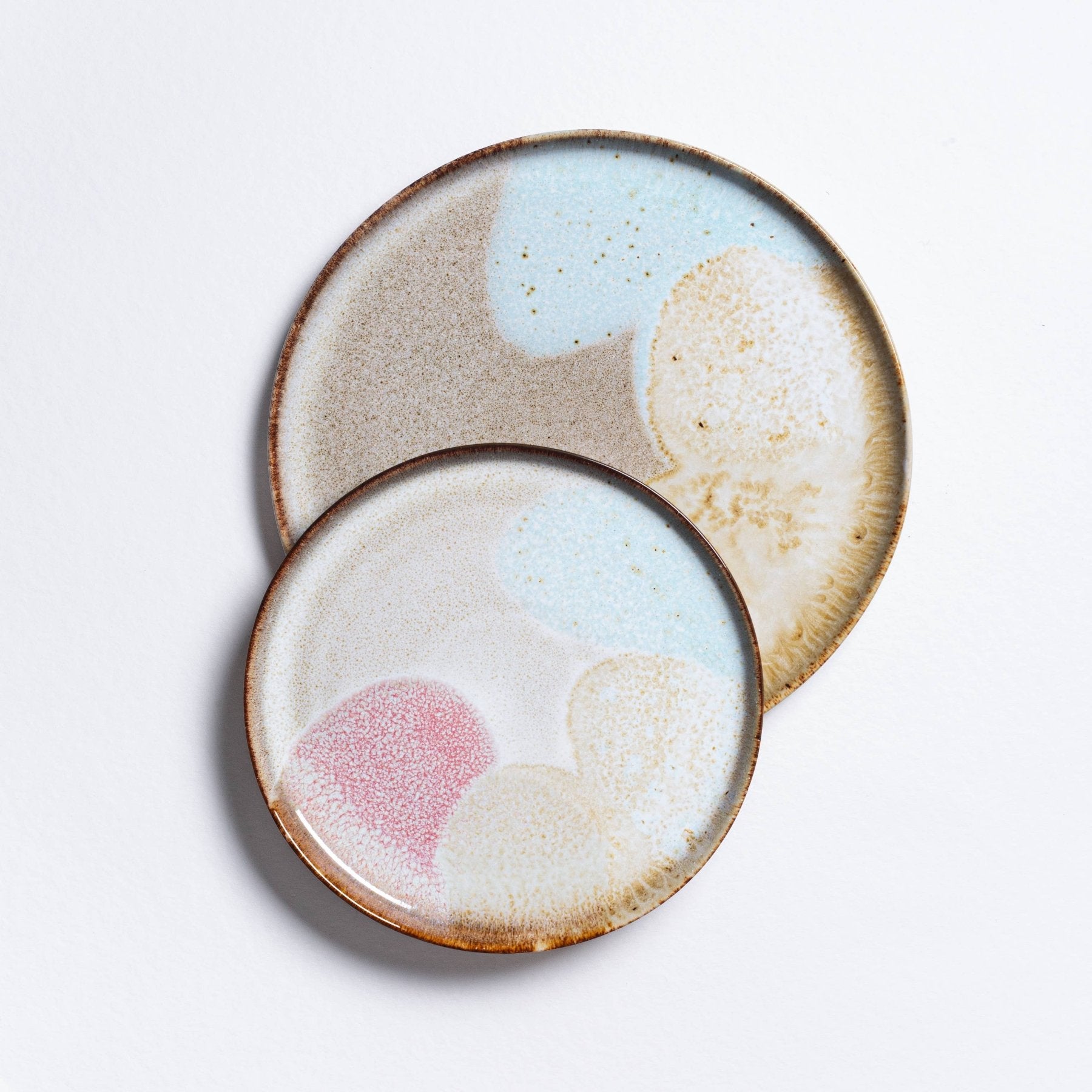 Melting Ice Cream Salad Plate 22cm – Handmade Dishes by Egg Back Home - Kúbome