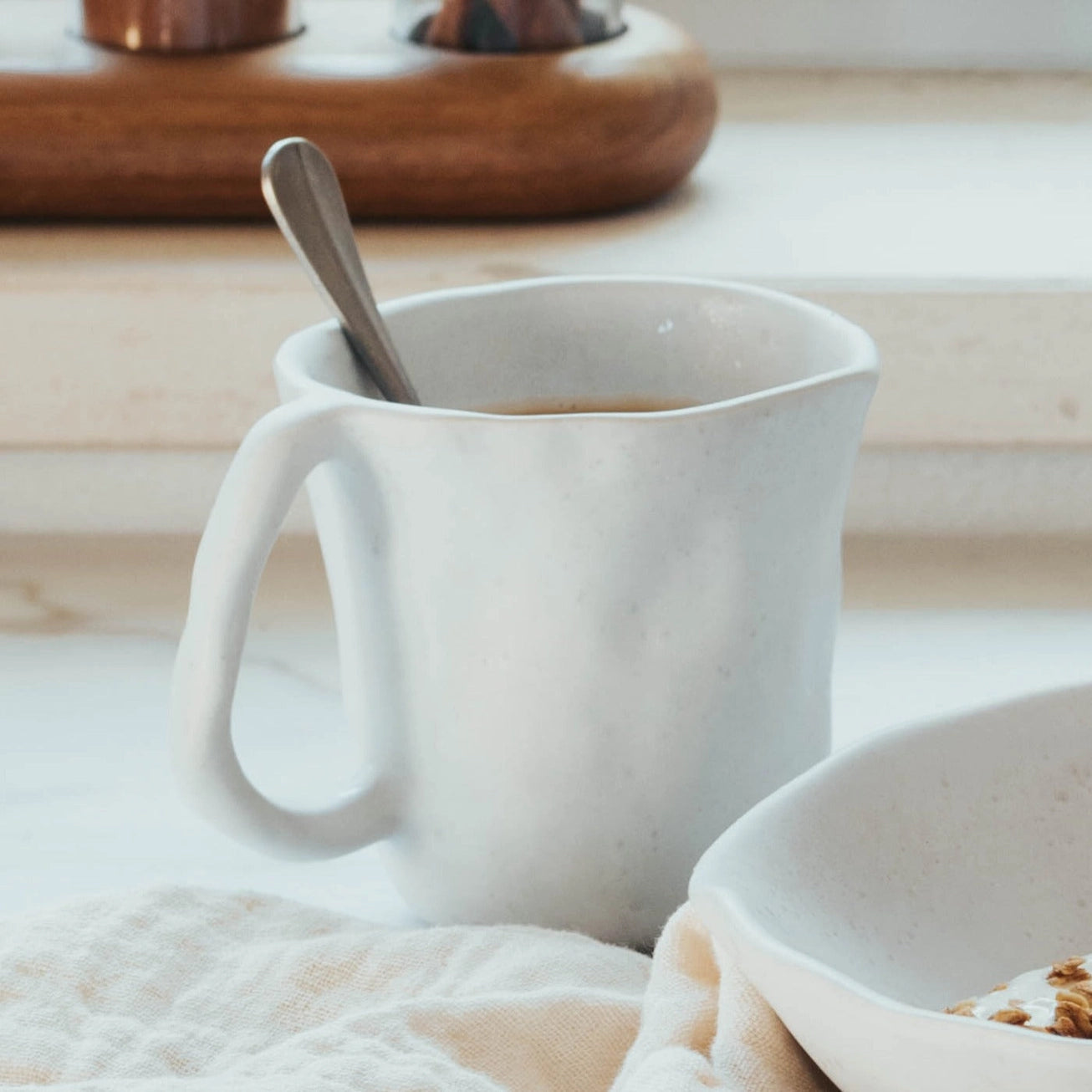Nature Shape Light Pink – Handmade Mugs by Egg Back Home - Kúbome