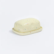 New Party Butter Dish Yellow – Handmade Dishes by Egg Back Home - Kúbome