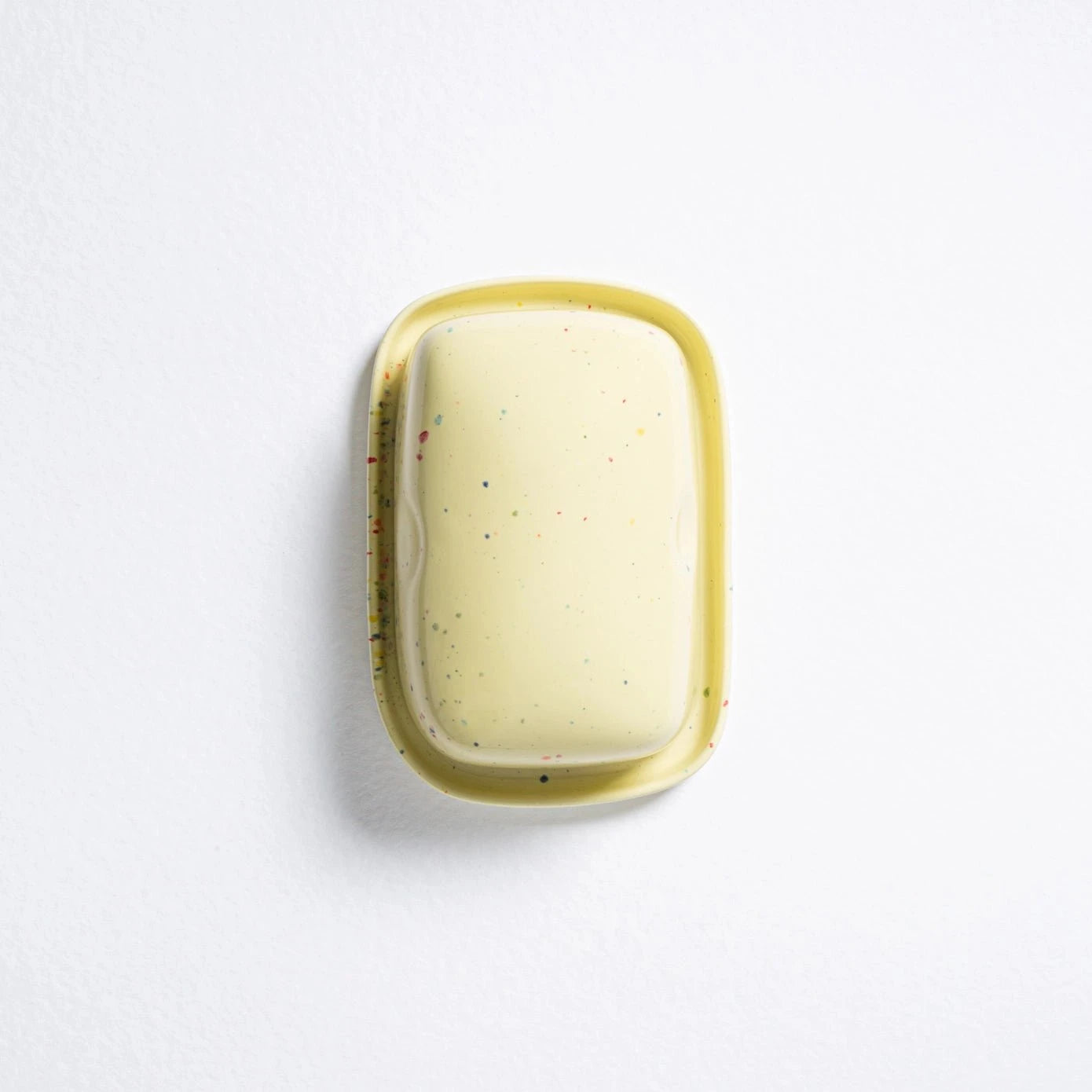 New Party Butter Dish Yellow – Handmade Dishes by Egg Back Home - Kúbome