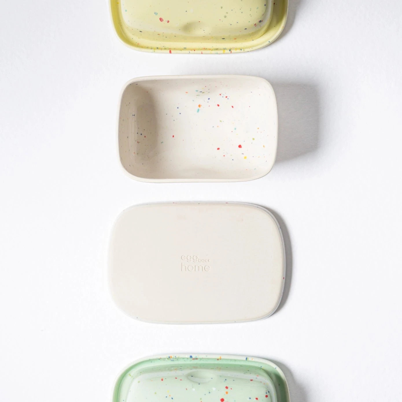 New Party Butter Dish Yellow – Handmade Dishes by Egg Back Home - Kúbome