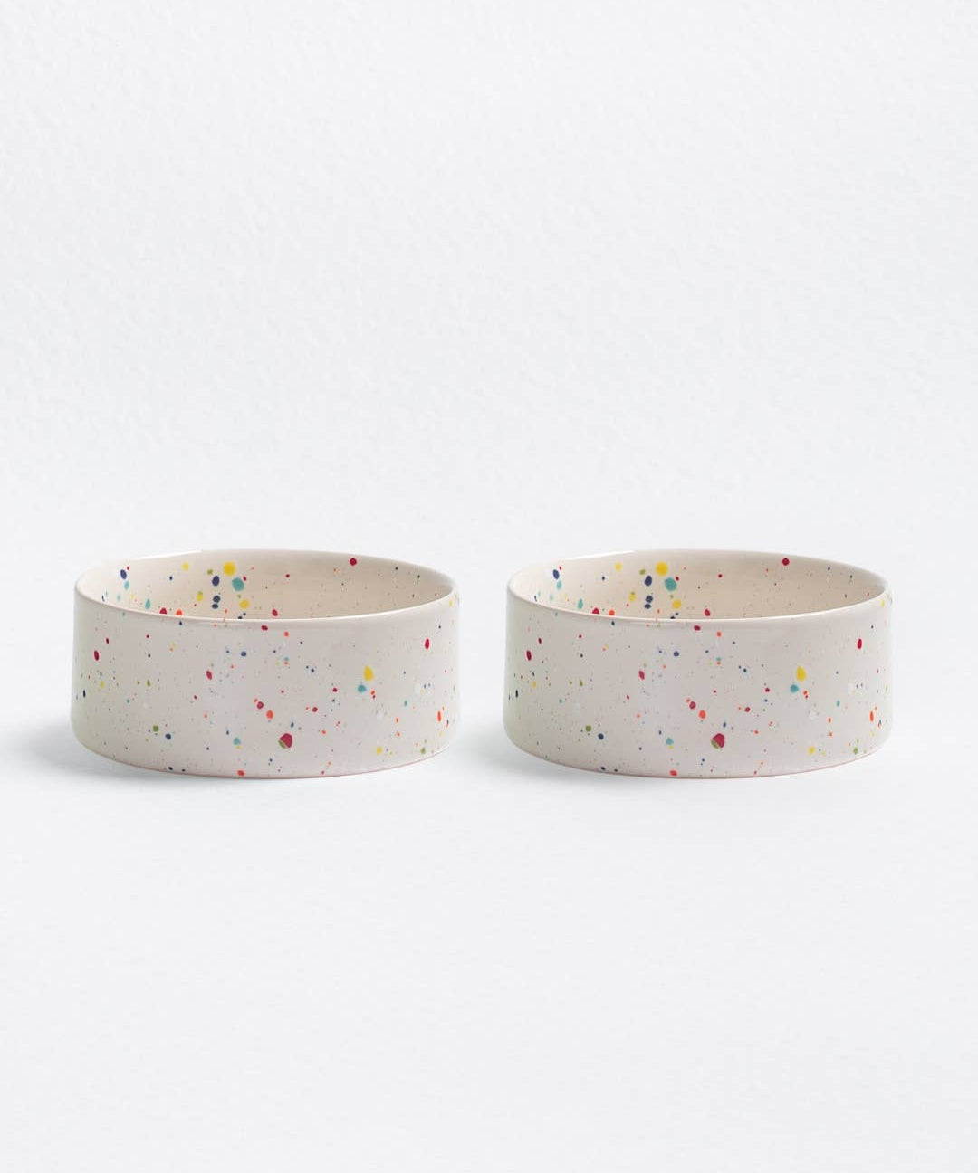 Party Pet Bowl 16.5cm Set of 2 – Handmade Pet Bowls by Egg Back Home - Kúbome