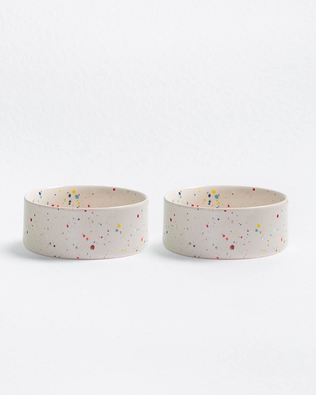Party Pet Bowl 16.5cm Set of 2 – Handmade Pet Bowls by Egg Back Home - Kúbome