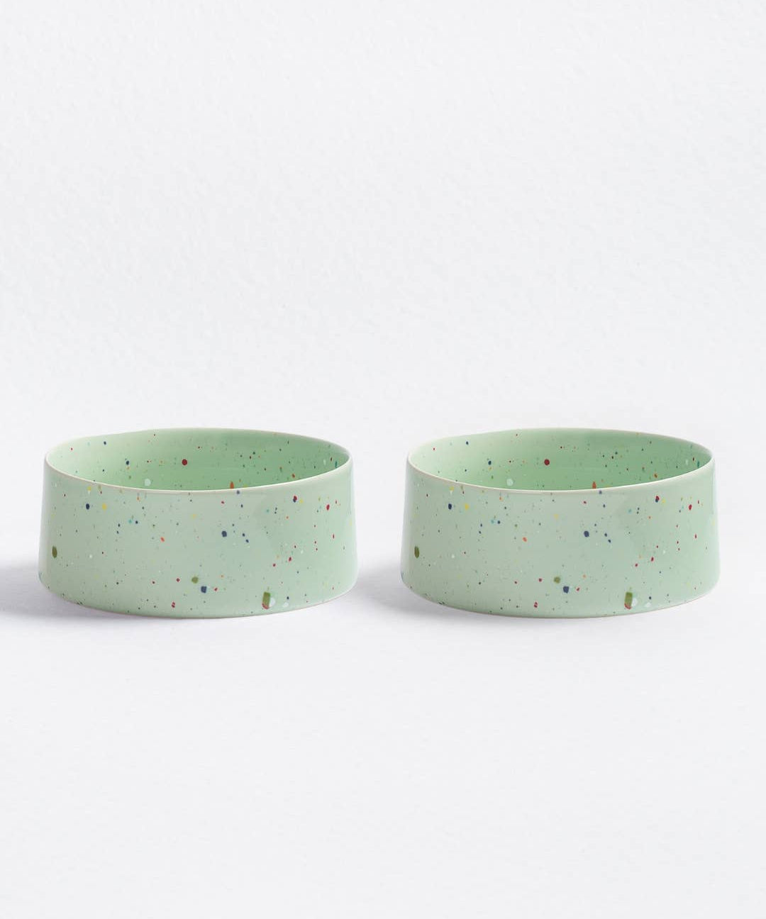 Party Pet Bowl 16.5cm Set of 2 – Handmade Pet Bowls by Egg Back Home - Kúbome