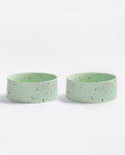Party Pet Bowl 16.5cm Set of 2 – Handmade Pet Bowls by Egg Back Home - Kúbome