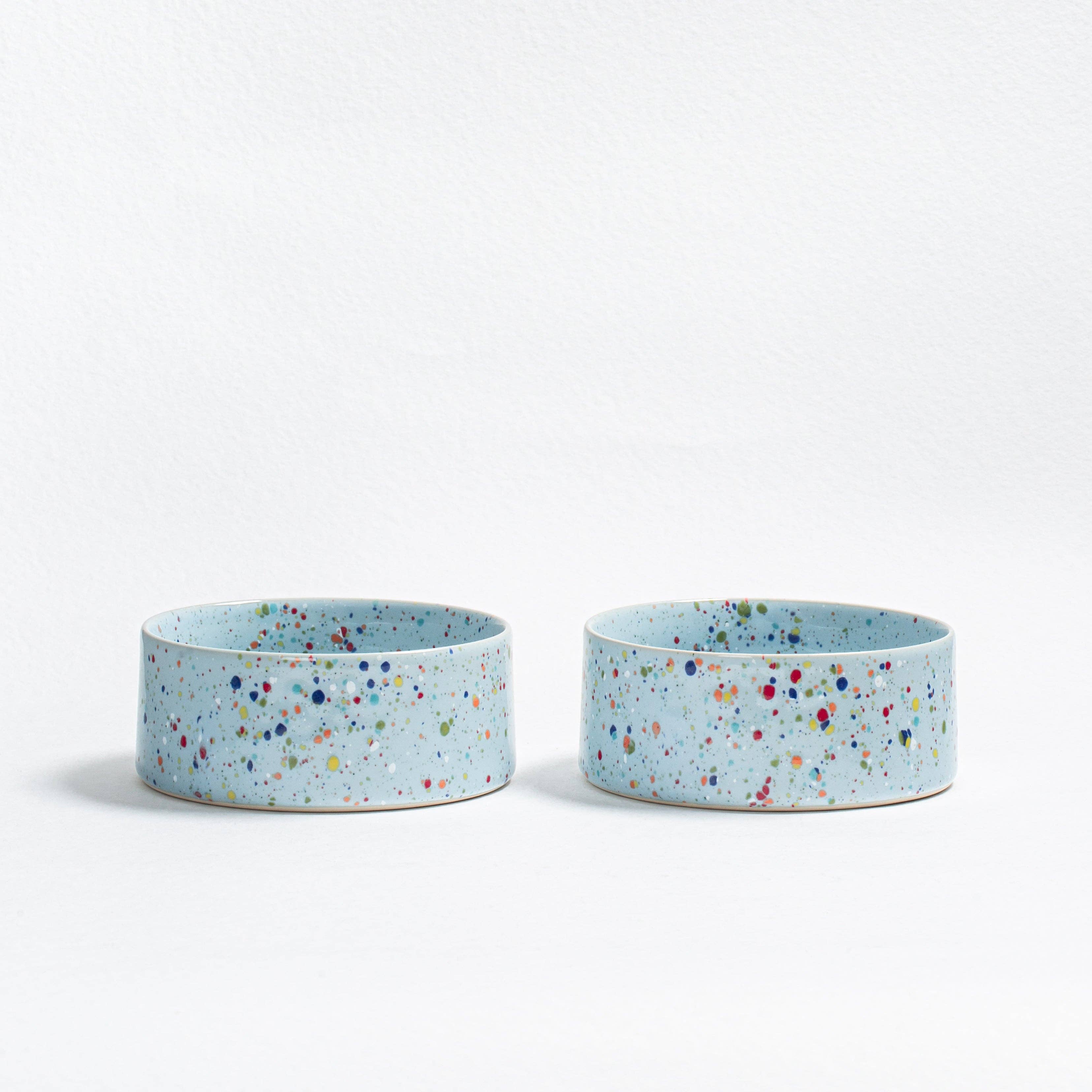 Party Pet Bowl 16.5cm - Single Bowl – Handmade Pet Bowls by Egg Back Home - Kúbome