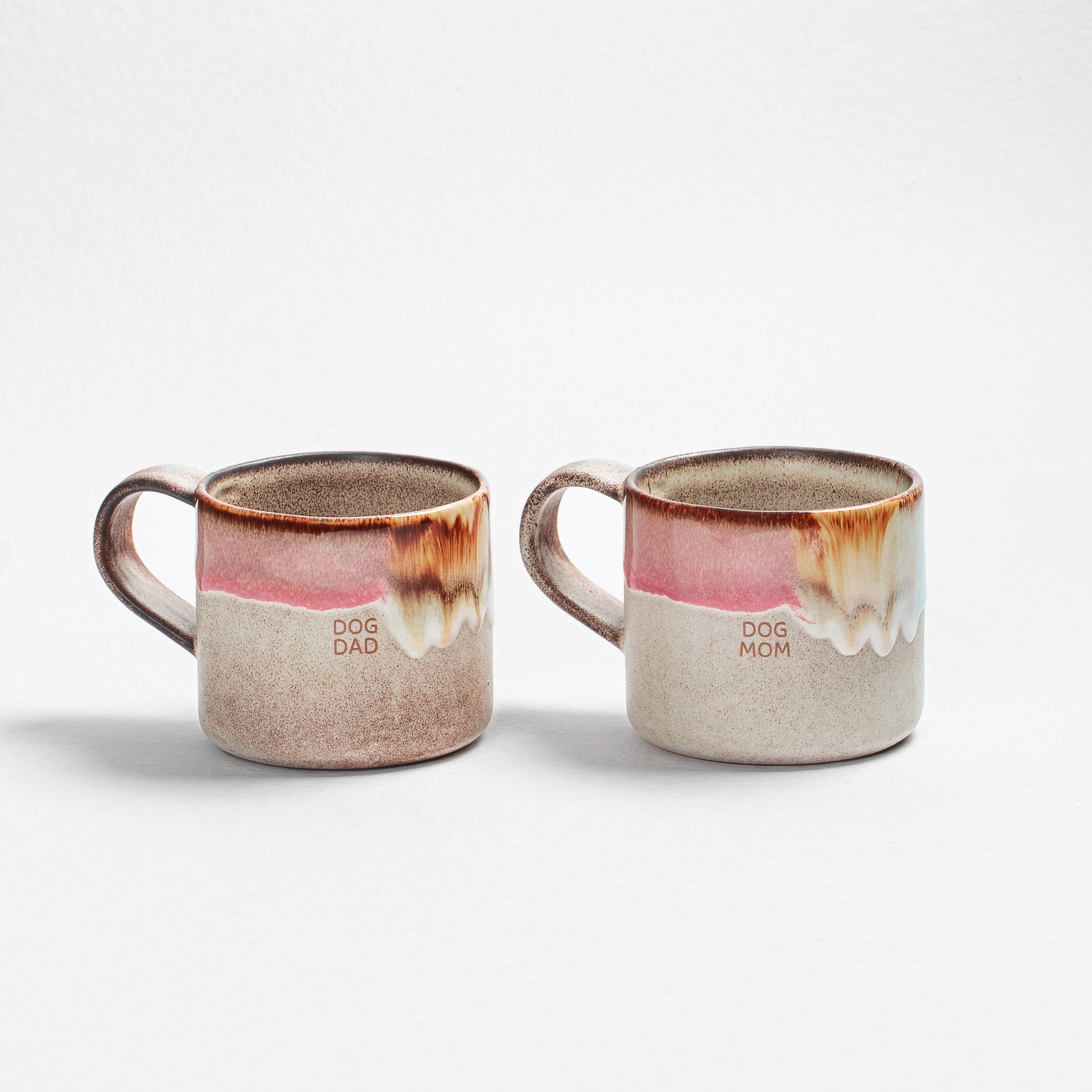 Pet Melting Ice Cream Mug 360ml - Dog Mom and Dog Dad – Handmade Mugs by Egg Back Home - Kúbome