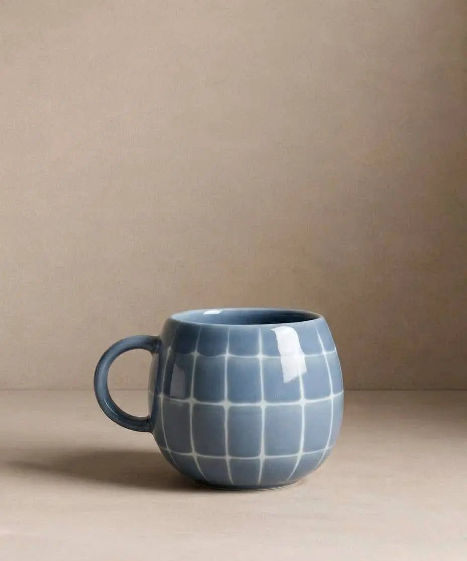 Pool Stoneware Mug 250ml – Handmade Mugs by Egg Back Home - Kúbome
