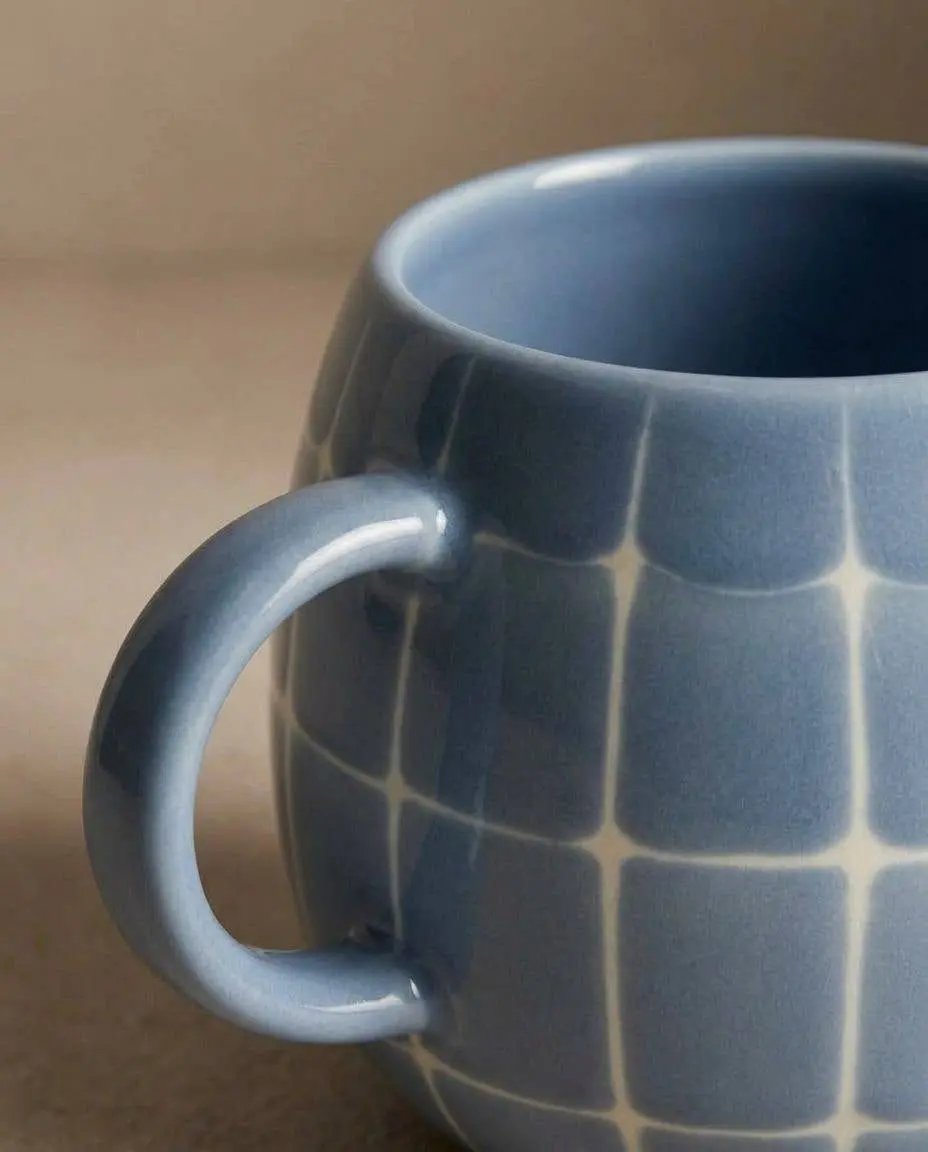 Pool Stoneware Mug 250ml – Handmade Mugs by Egg Back Home - Kúbome