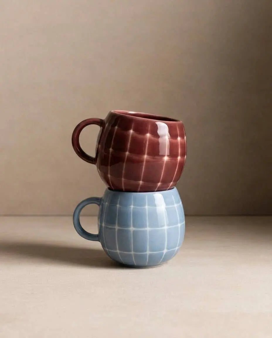 Pool Stoneware Mug 250ml – Handmade Mugs by Egg Back Home - Kúbome