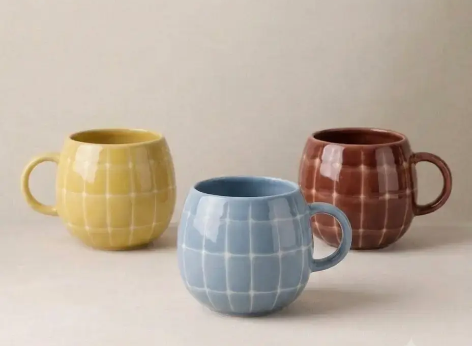 Pool Stoneware Mug 250ml – Handmade Mugs by Egg Back Home - Kúbome