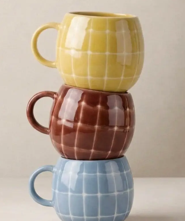 Pool Stoneware Mug 250ml – Handmade Mugs by Egg Back Home - Kúbome