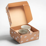 Set of 2 Sand Storm Mama & Papa Collection 360ml – Handmade Mugs by Egg Back Home - Kúbome