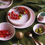 Pink Dinner Plate 27cm – Handmade Dishes by Kúbome - Kúbome