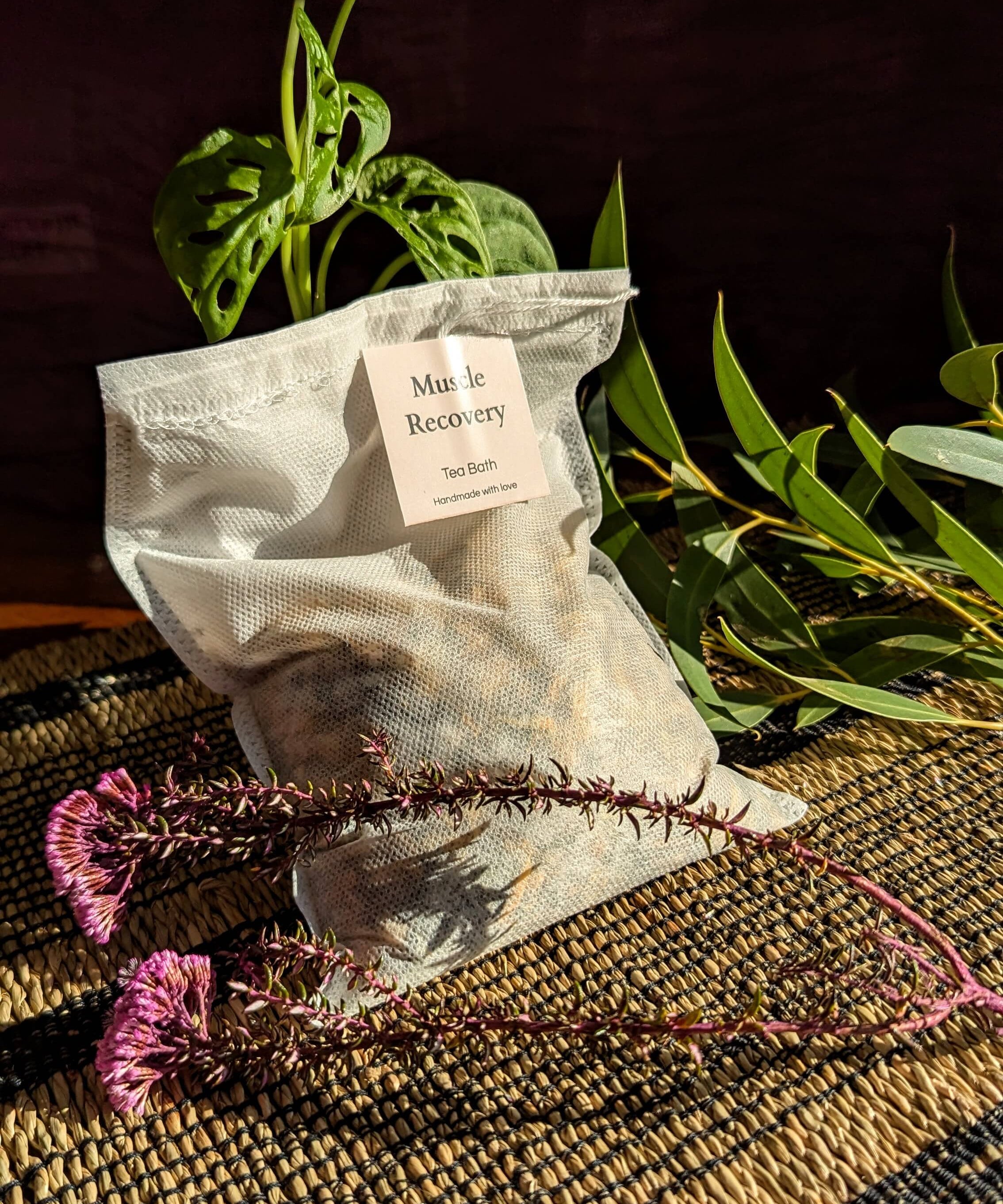 Tea Bath - Muscle Recovery Bath Soak – Handmade Wellness by Kúbome - Kúbome