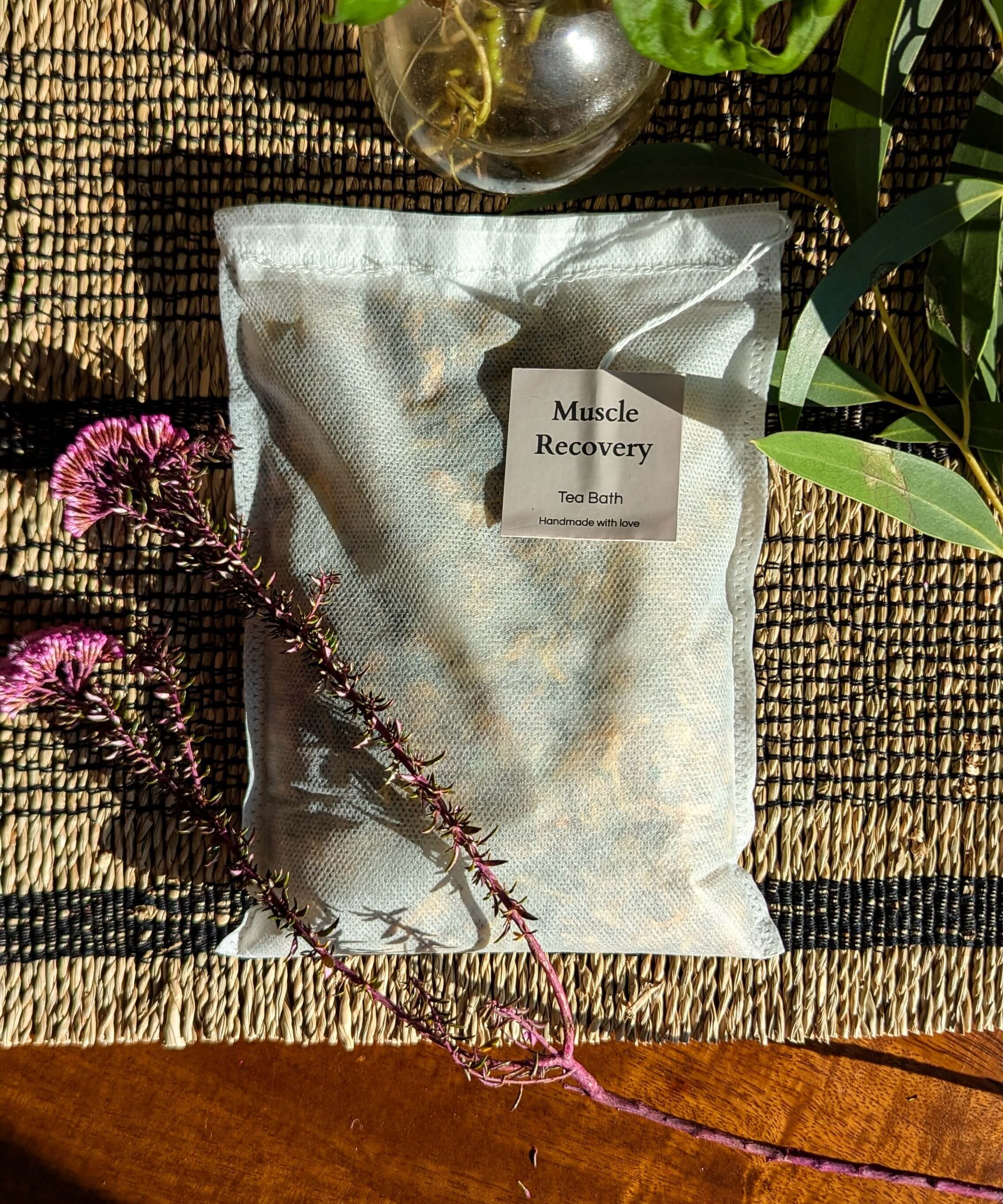 Tea Bath - Muscle Recovery Bath Soak – Handmade Wellness by Kúbome - Kúbome