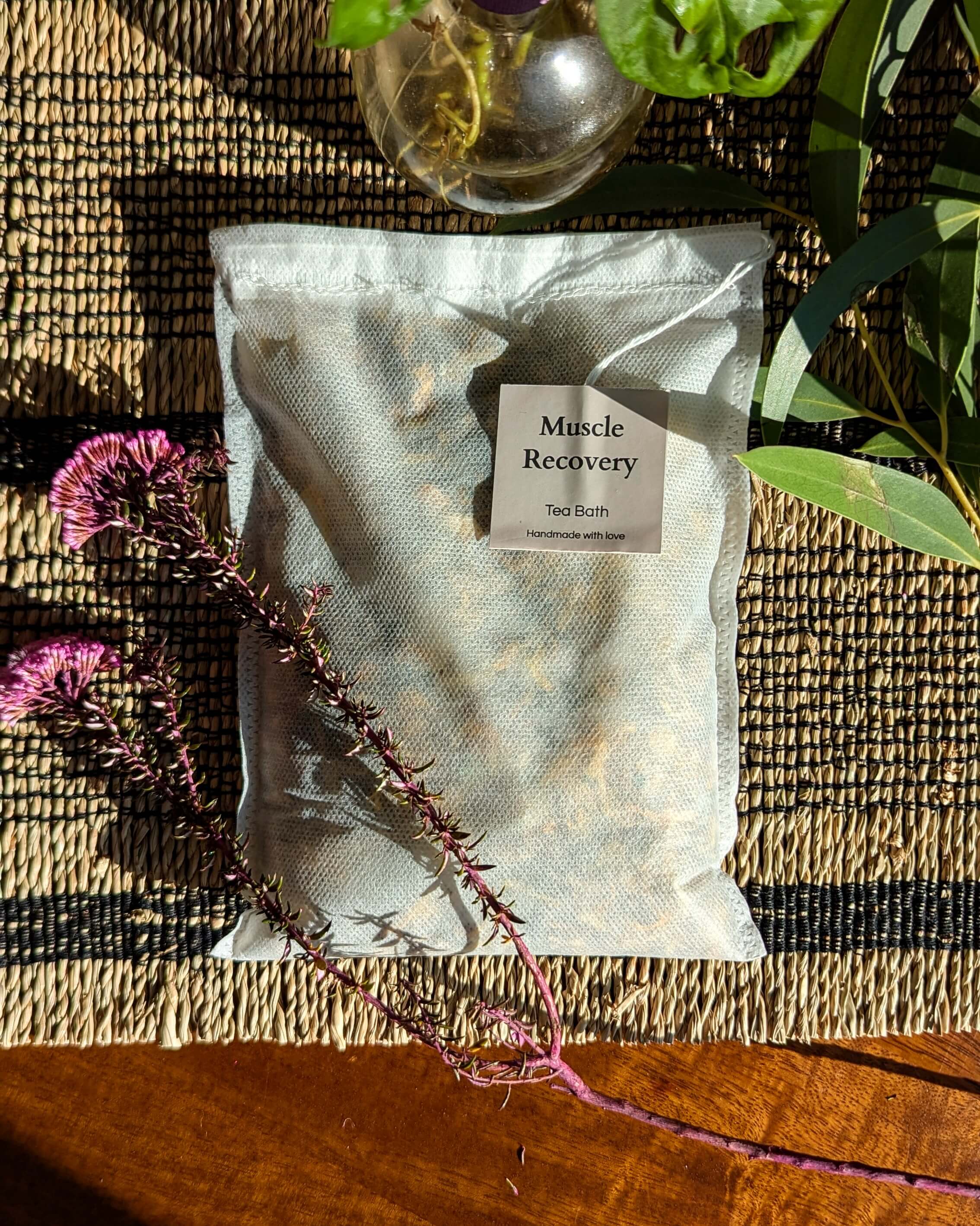 Tea Bath - Muscle Recovery Bath Soak – Handmade Wellness by Kúbome - Kúbome