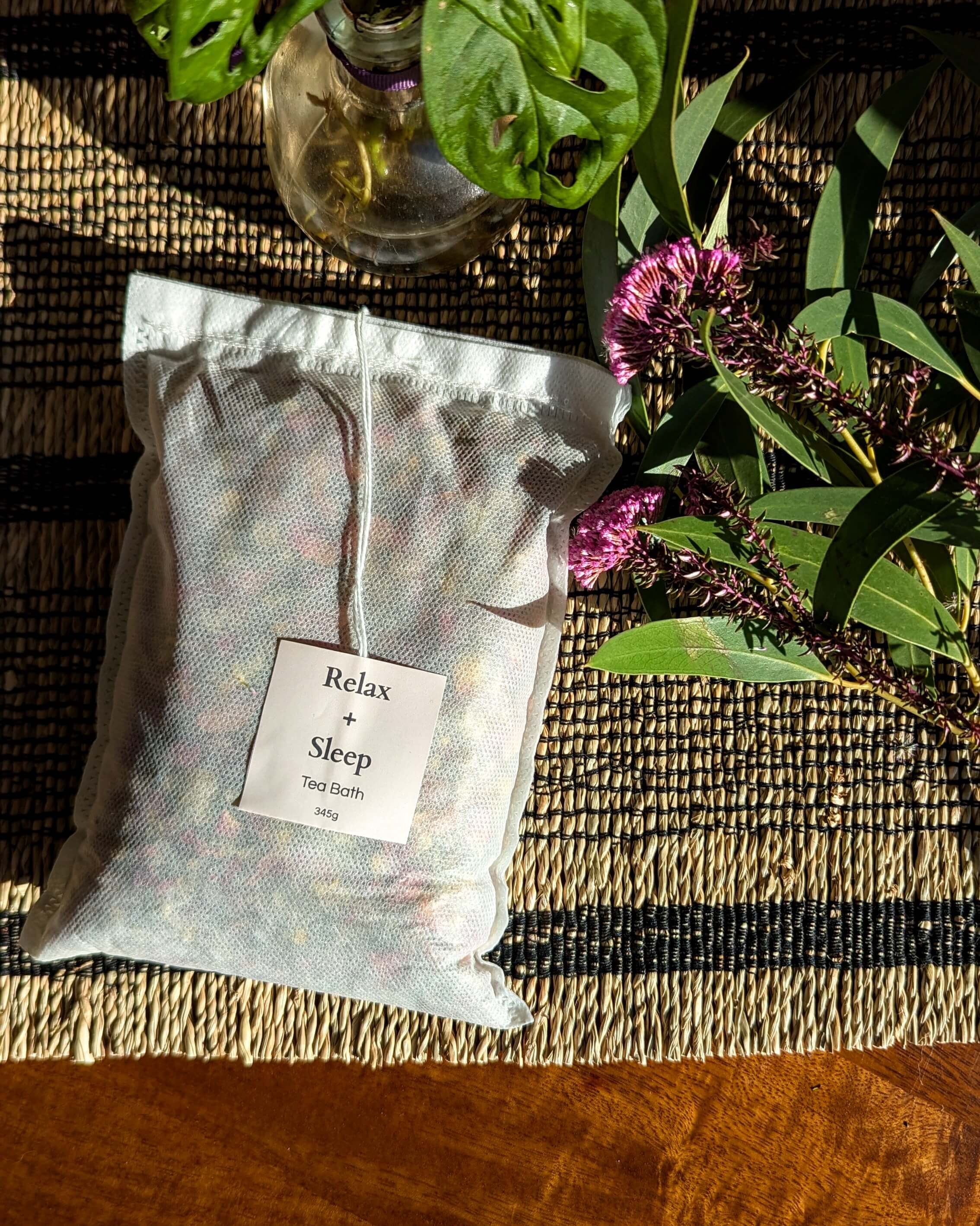 Tea Bath - Relax + Sleep Bath Soak – Handmade Wellness by Kúbome - Kúbome