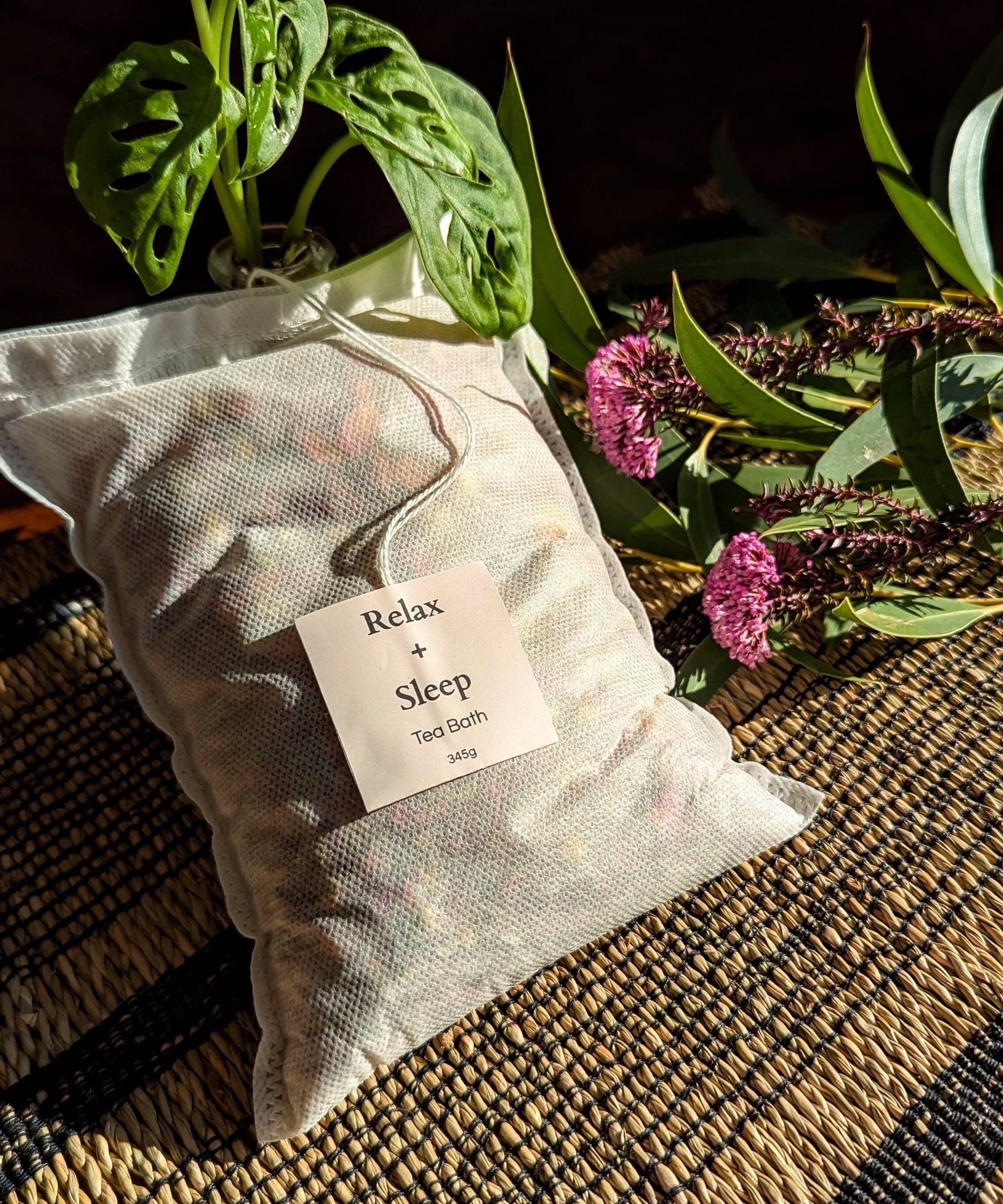 Tea Bath - Relax + Sleep Bath Soak – Handmade Wellness by Kúbome - Kúbome