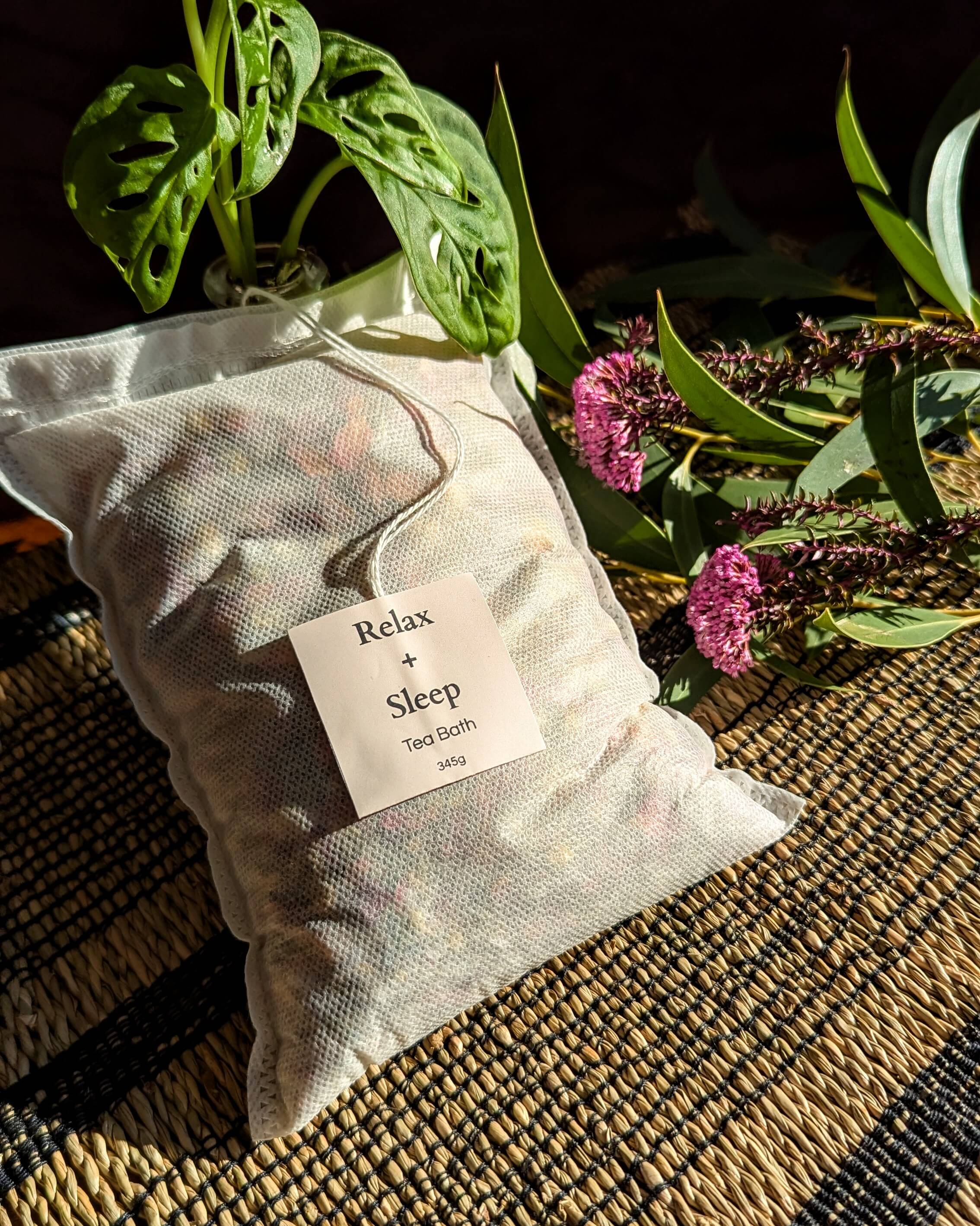 Tea Bath - Relax + Sleep Bath Soak – Handmade Wellness by Kúbome - Kúbome