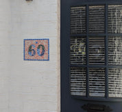 Custom Mosaic House Number – Handmade Artwork by Mosaic Haven - Kúbome