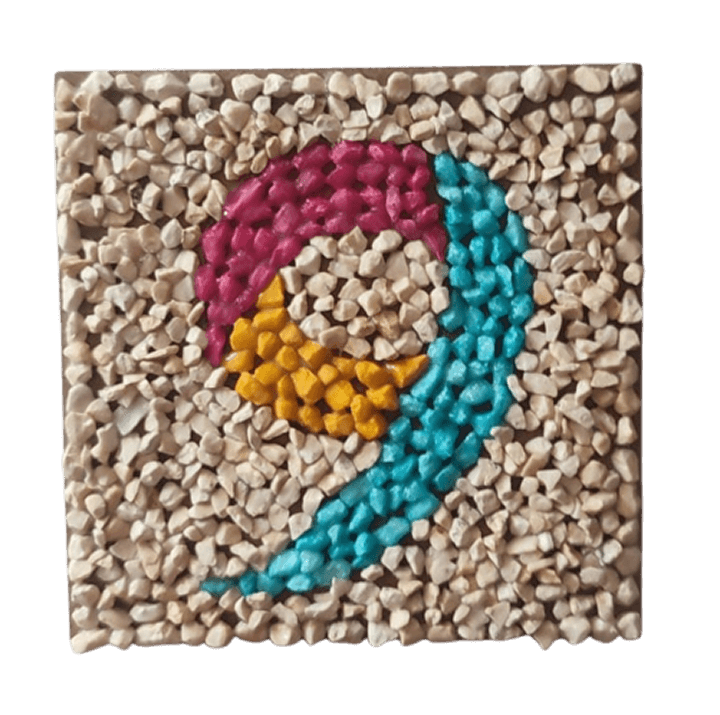Custom Mosaic House Number – Handmade Artwork by Mosaic Haven - Kúbome