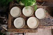 Statement Bread Plate - "I Adore You" – Handmade Dishes by Semear - Kúbome